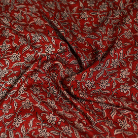 Red - Bagh Hand Block Print Modal Silk Scarf 95