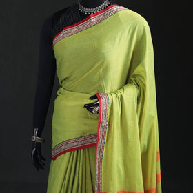 Dharwad Woven Mercerised Cotton Saree with Border 07