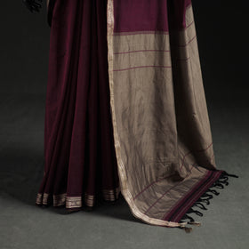 Dharwad Woven Mercerised Cotton Saree with Border 08