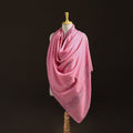Pink - Kashmiri Sozni Heavy Hand Embroidered Pure Handwoven Merino Wool Shawl 16