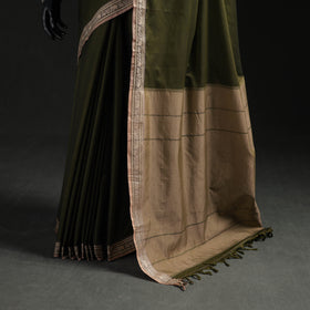 Dharwad Woven Mercerised Cotton Saree with Border 10