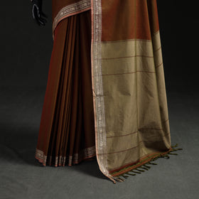 Dharwad Woven Mercerised Cotton Saree with Border 11
