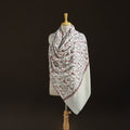 Kashmiri Sozni Heavy Hand Embroidered Pure Handwoven Merino Wool Shawl 19