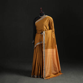 Dharwad Woven Mercerised Cotton Saree with Border 12