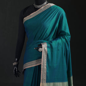 Dharwad Woven Mercerised Cotton Saree with Border 14