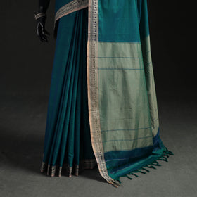 Dharwad Woven Mercerised Cotton Saree with Border 14