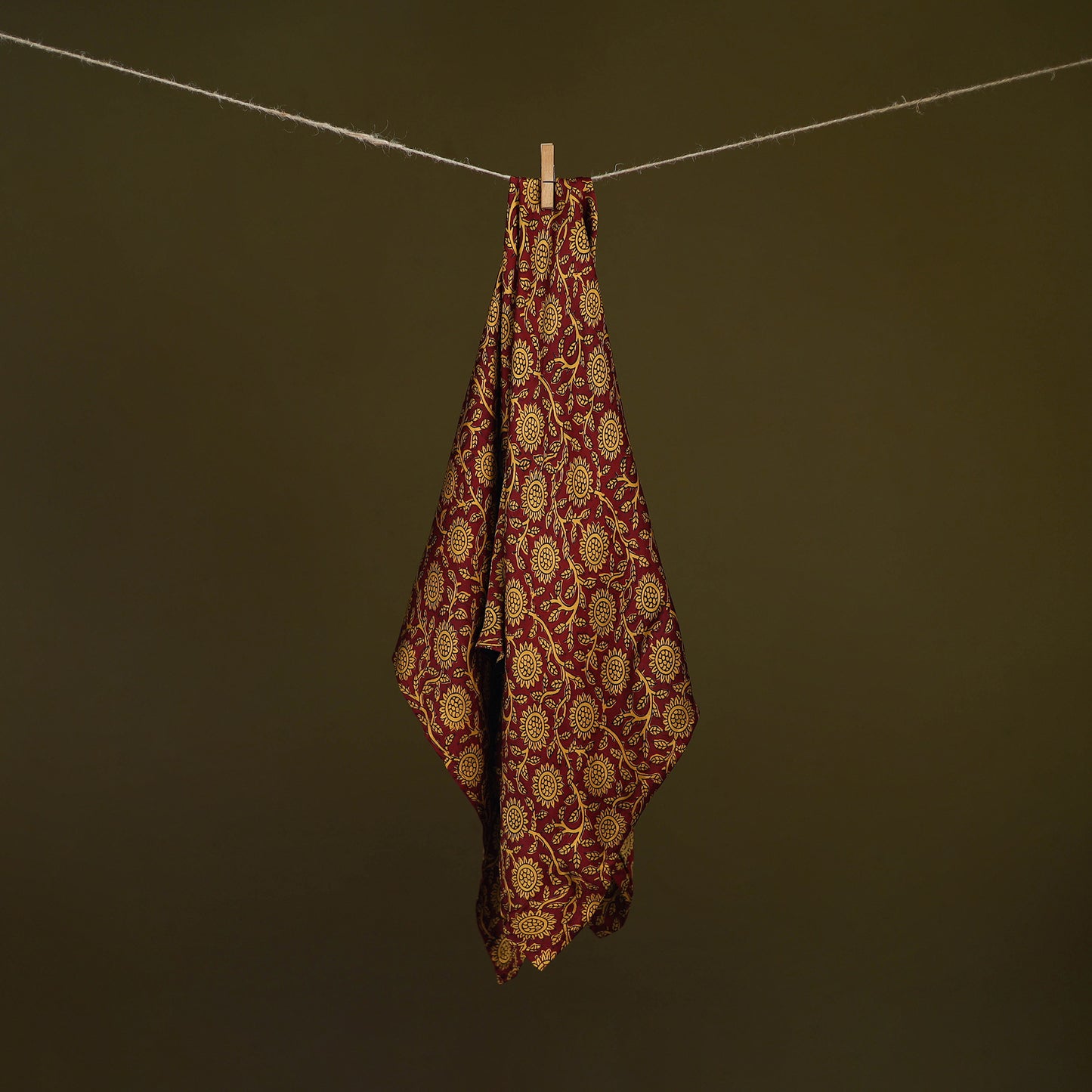 Bagh Hand Block Print Modal Silk Scarf 71