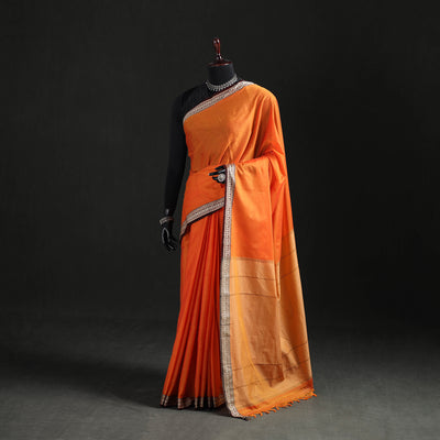 Dharwad Woven Mercerised Cotton Saree with Border 16
