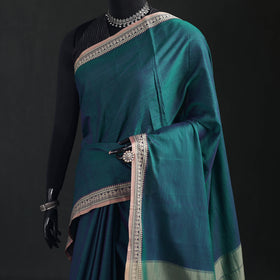 Dharwad Woven Mercerised Cotton Saree with Border 18