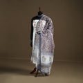 Red - Sanganeri Hand Block Print Kota Doria Cotton Dupatta 17