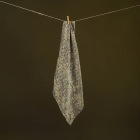 Ajrakh Hand Block Print Natural Dyed Modal Silk Scarf 61