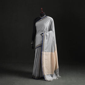Dharwad Woven Mercerised Cotton Saree with Border 19