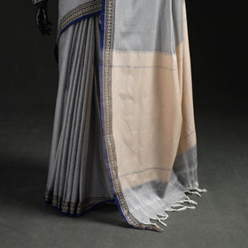 Dharwad Woven Mercerised Cotton Saree with Border 19
