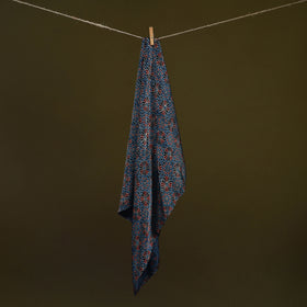 Ajrakh Hand Block Print Natural Dyed Modal Silk Scarf 59