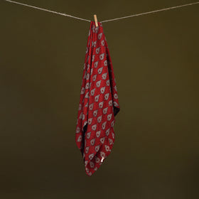 Bagh Hand Block Print Chanderi Silk Scarf 54