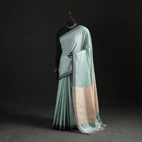 Dharwad Woven Mercerised Cotton Saree with Border 22