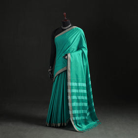 Dharwad Woven Mercerised Cotton Saree with Border 23
