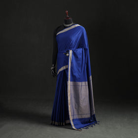 Dharwad Woven Mercerised Cotton Saree with Border 27