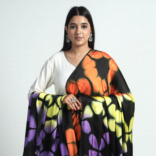 Shibori Silk Dupatta