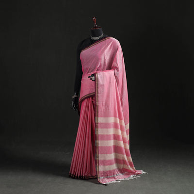 Dharwad Woven Mercerised Cotton Saree with Border 29
