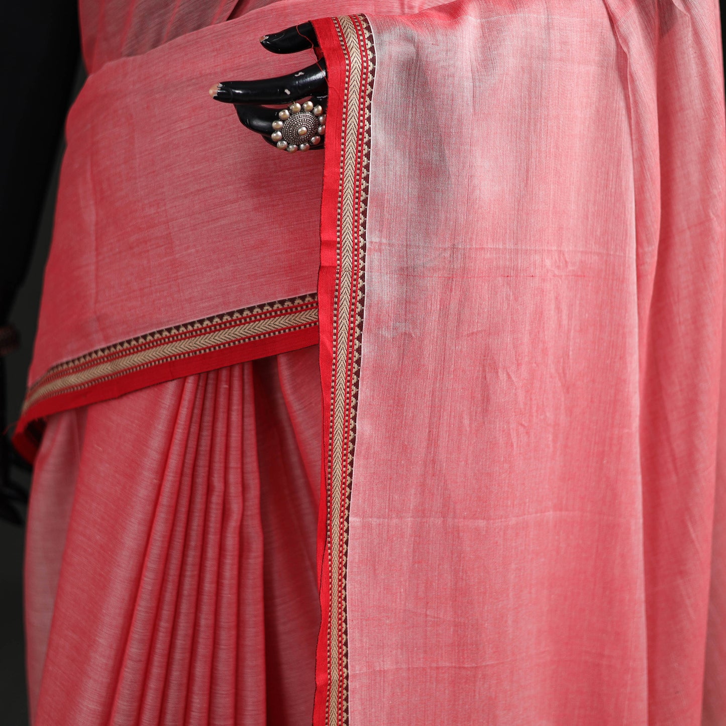 Dharwad Woven Mercerised Cotton Saree with Border 32