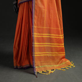 Dharwad Woven Mercerised Cotton Saree with Border 34