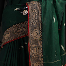 Dharwad Woven Thread Buti Mercerised Cotton Saree with Border 35