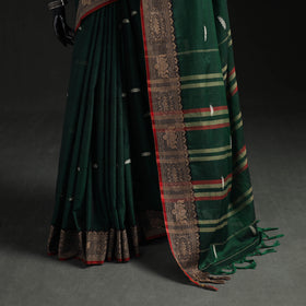 Dharwad Woven Thread Buti Mercerised Cotton Saree with Border 35