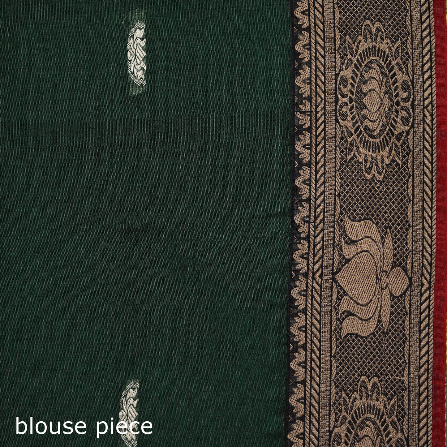 Dharwad Woven Thread Buti Mercerised Cotton Saree with Border 35