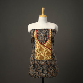 Black - bagru cotton unstitched kurta material