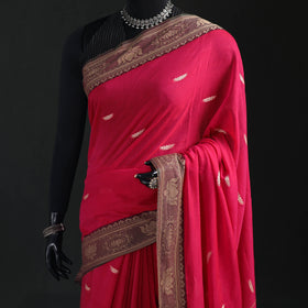 Dharwad Woven Thread Buti Mercerised Cotton Saree with Border 37