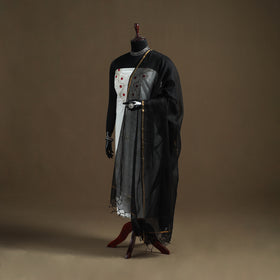 Plain Cotton Kota Doria Dupatta 40