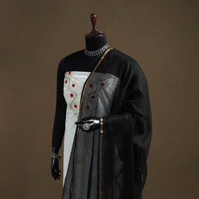 Plain Cotton Kota Doria Dupatta 40