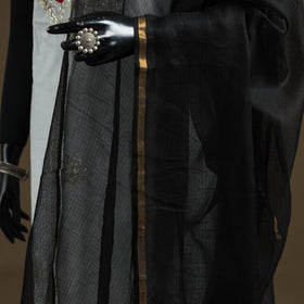 Plain Cotton Kota Doria Dupatta 40