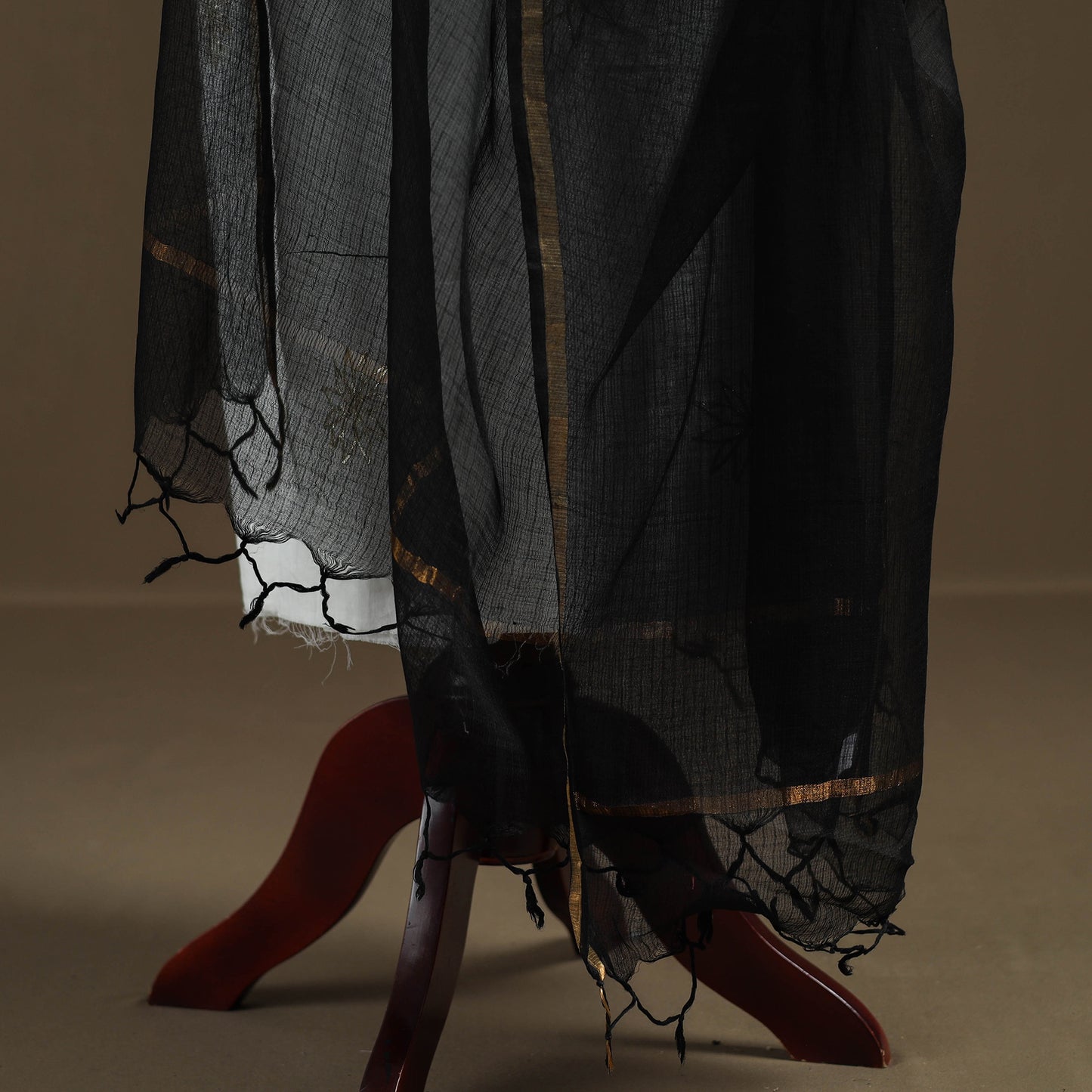 Plain Cotton Kota Doria Dupatta 40