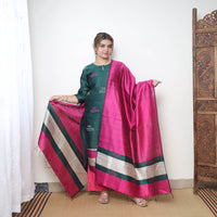 Bhagalpuri Handloom Tussar Silk Suit Set 09