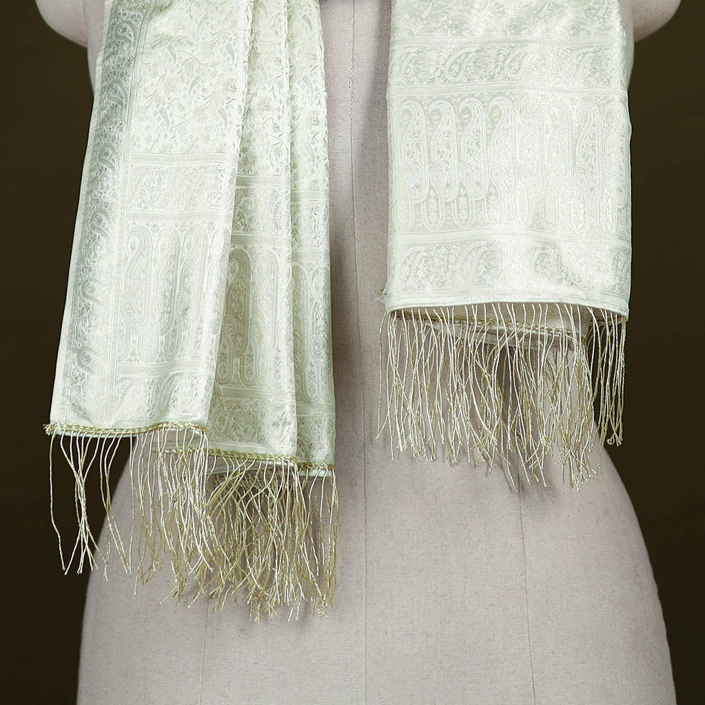 Handloom Banarasi Brocade Semi Silk Stole 01