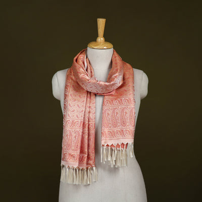 Handloom Banarasi Brocade Semi Silk Stole 02