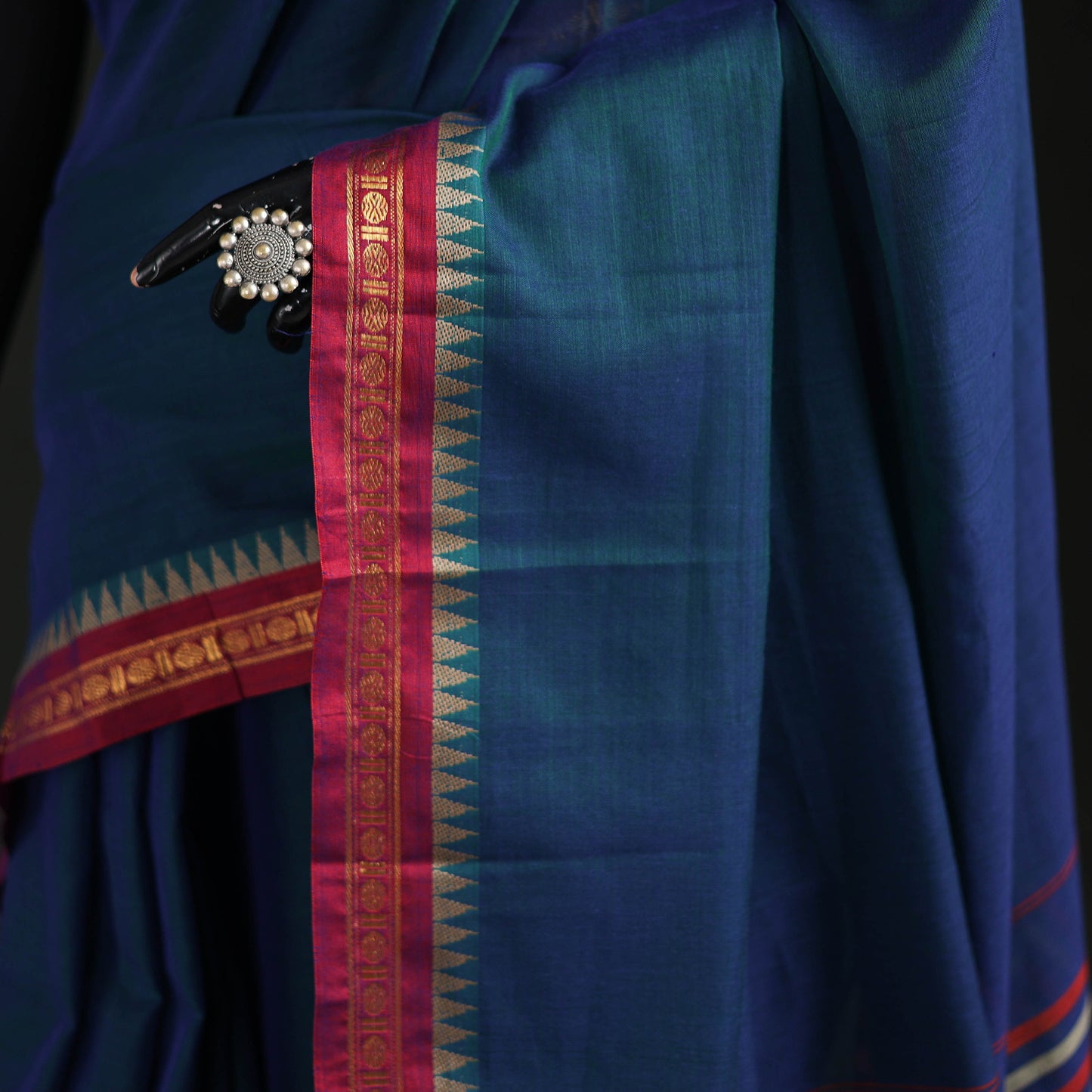 Dharwad Woven Mercerised Cotton Saree with Border 39