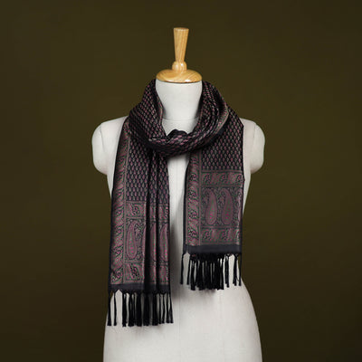 Handloom Banarasi Brocade Semi Silk Stole 05