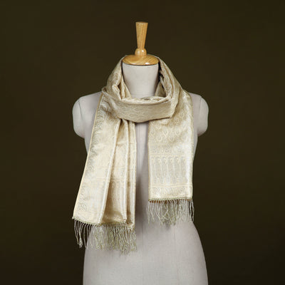 Handloom Banarasi Brocade Semi Silk Stole 07