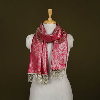 Handloom Banarasi Brocade Semi Silk Stole 08