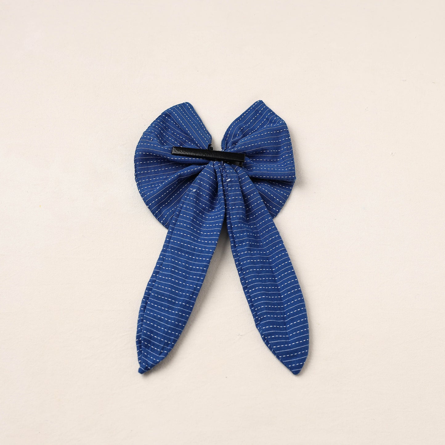 Handmade Fabric Bow Hair Clip 02