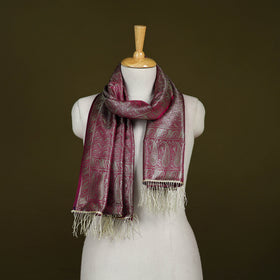 Handloom Banarasi Brocade Semi Silk Stole 09