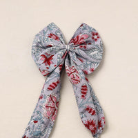 Handmade Fabric Bow Hair Clip 03