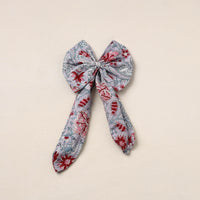 Handmade Fabric Bow Hair Clip 03