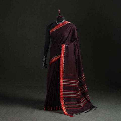 Dharwad Woven Mercerised Cotton Saree with Border 41