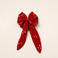 Handmade Fabric Bow Hair Clip 04