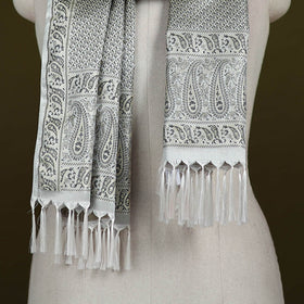 Handloom Banarasi Brocade Semi Silk Stole 13