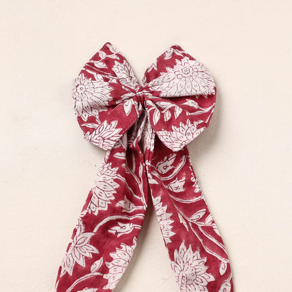 Handmade Fabric Bow Hair Clip 05